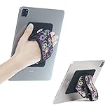 TFY フローラルパッド入りハンドストラップ固定テープ 粘着パッチ - DIY 取り外し可能なホルダー スマートフォン タブレット用 iPad Pro 12.9インチ/Mini 6 / Air 5 / iPad 第9世代/Galaxy/Fireなどに対応