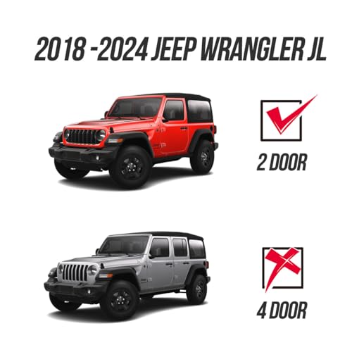 Estribos laterales para Wrangler JL JLU 2018-2024 miniatura 2