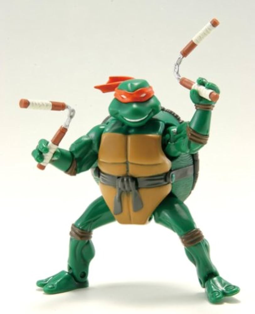 【希少】タカラ TAKARA ミュータントタートルズ ミケランジェロ フィギュア Amazon | タートルズ バトラクション ミケランジェロ MT-03 | ベルト