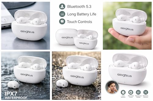Image of Nord 3 True Wireless in-Ear Earbuds with Hybrid ANC, 360 Spatial Audio, 12.4mm Dynamic Bass Driver, Upto 45Hrs Battery and Fast Charging (White)