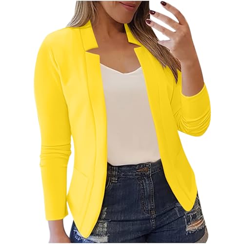 Women's Work Office Blazer Fall Fashion Business Casual Long Sleeve Petite Blazer Dressy Suit Jackets Trendy Outfits