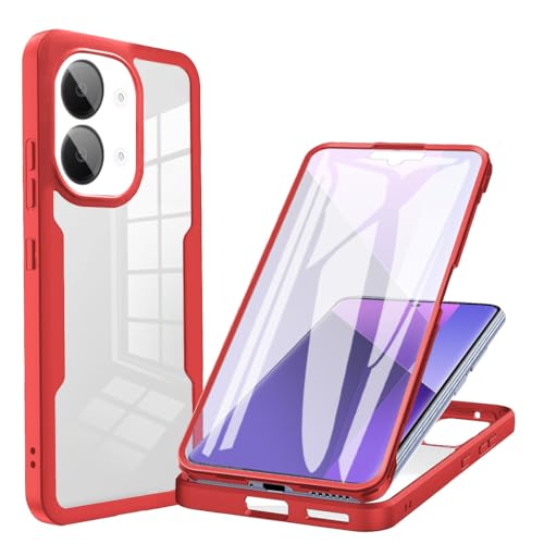 AGENIUS�EFor POCO X8 Pro �P�[�X �N���A �J�o�[ �ϏՌ� �w�ʓ��� ���� �O��ی� �t���J�o�[ �V���v�� For ���� �V���I�~ X8 �v��(���b�h)