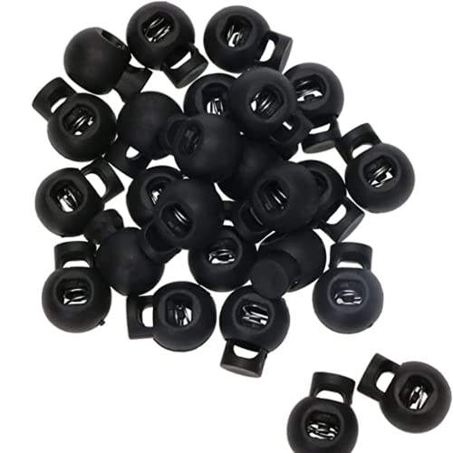 Vokowin 100 Pcs Stopper Cord Locks Spring Cord Locks