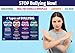 ZOCO – 4 Types of Bullying Poster – Bully Free Zone Sign for School or Workplace – Prevention Poster for Teens and Adults – Laminated 12x18 – No Bullying Classroom or Office Wall Decor