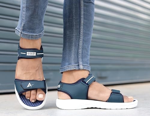 Image of AADI Men's Synthetic Leather Outdoor Casual Sandals & Floaters