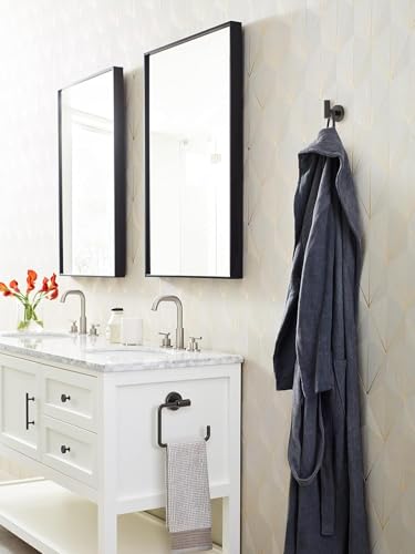 Image of Amerock Arrondi 5 inch Oil-Rubbed Bronze Towel Ring
