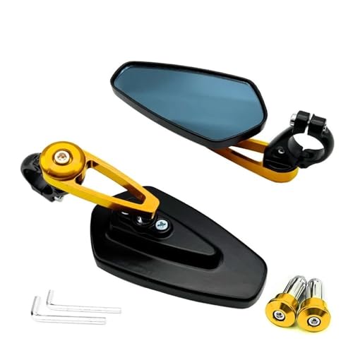 Retrovisor moto de aluminio CNC de 22mm para manillar Kawasaki Z750