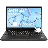 Lenovo Thinkpad T14 Gen2 Laptop, Win 11 Pro 14in FHD(1920x1080) Touchscreen PC, Intel Core i5-1145G7, 512GB SSD, 16GB RAM, Type-C, HDMI (Renewed)