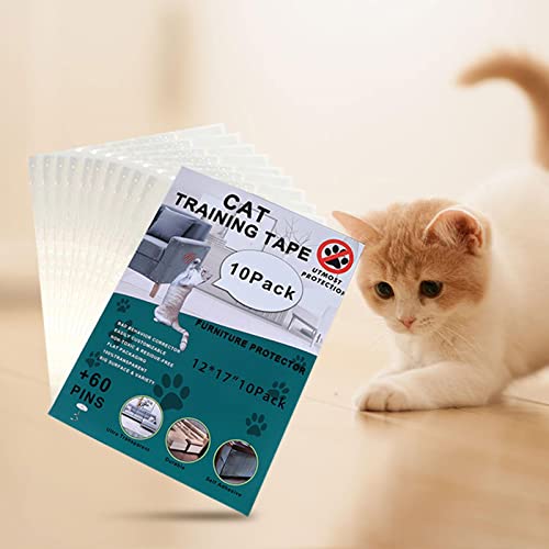 LOVIVER Protetor de Móveis para Gatos, Fita de Arranhões de Dissuasão para Gatos, Fita Adesiva Trans
