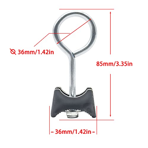Kobmand Lot de 12 vis de trampoline, accessoires de trampoline, fixation de trampoline pour trampoline – Image 3