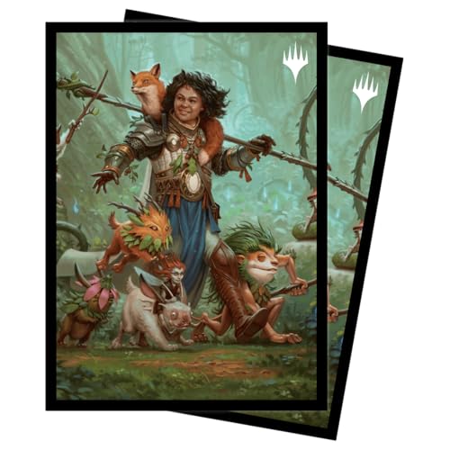 Ultra Pro - MTG Wilds of Eldraine Ellivere of The Wild Court Standard Deck Protector Sleeves (100ct) Protect MTG Cards from Scuffs & Scratches, Safely Store Collectible Cards
