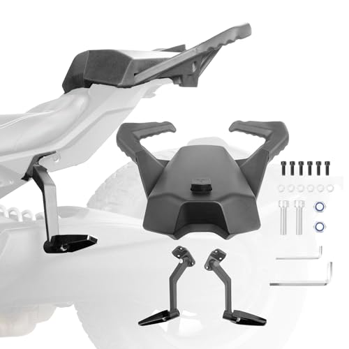 Hutexico Rear Passenger Seat with Foot Pegs Heavy Duty Rear 2-Up Passenger Seat Kit For Can-Am Ryker All Models (MAX Mount 219400800 Required) -  HT578463