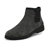 HEYDUDE Scott Grip, Chelsea Boots Homme, Total Black, 43 EU