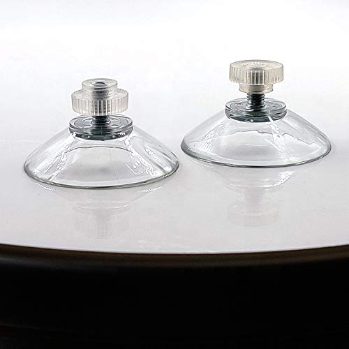 Sunce24 Saugnäpfe Ø 30mm Durchmesser | Extra Stark | 5mm Gewinde mit Rändelmuttern (4 Stück) Cover