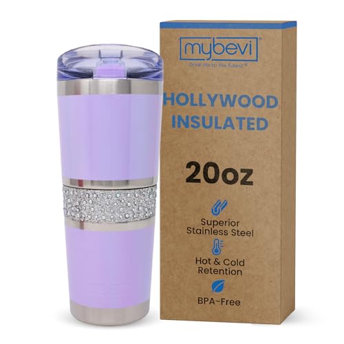 MyBevi Hollywood 20oz Insulated Tumbler with Leak Lid