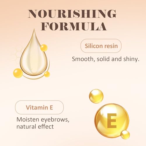 Eyebrow Gel -Waterproof & Long-lasting Brow Tint Dark Brown Brunette,Brow Mascara,Longwear Brow Gel for Fuller Looking EyebrowsTransfer Proof Brow Tint,Smudge Proof Eyebrow Stain For Woman Girls (04) - Image 7