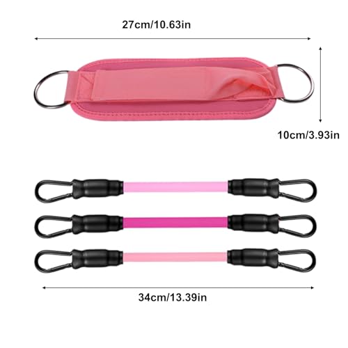 Bandas de tobillo para entrenar sin rozaduras con equipo ajustable cómodo 5