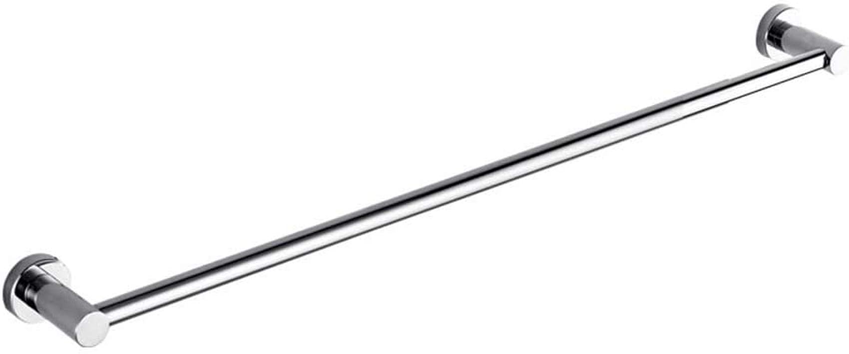 Porte-serviettes acier inoxydable poli brillant 80cm qualité durable