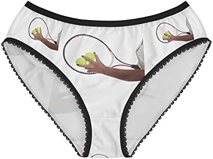 Tennis Racquet Panties, Tennis Racquet Underwear, Briefs, Cotton Briefs, Funny Underwear, Panties For Women