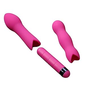 PLSRx by HoMedics The Bullet Mini Vibrator Dildo, waterdichte, draadloze vibrator van medische siliconen, trilmassageapparaat en seksspeelgoed, instelbare intensiteit, verschillende opzetstukken