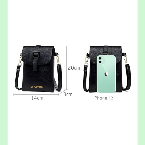 Cell Phone Purse Small Crossbody Bags for Women Vegan Faux Leather Wallet Purse3