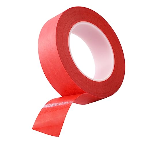 Veemoon 33m Ruban De Masquage Rouge Vif Ruban De Peintre Pour Dessin Pour Peinture Et Activités Manuelles