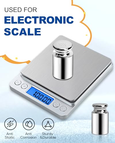 Image of UCEC Calibration Weights for Digital Scale, 100g Gram Weights