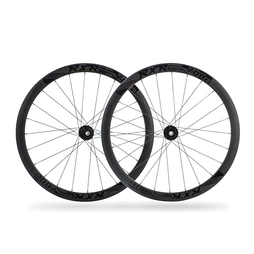 Road Bike Wheelset 700c Disc Brake Aluminum Alloy 40mm Depth Rims Suitable for 8/9/10/11 Speed with Quick Release/Thru Axle 24 Holes
