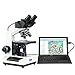 OMAX 40X-2500X Built-in 3.0MP Digital Camera Binocular Compound Biological Microscope