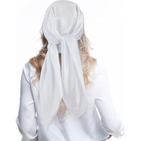 Foulard carré Andibro en satin Cover