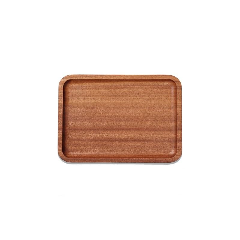 Plateau De Cafétéria Plateau en Bois De Style Japonais Plateau À Gâteau Rectangulaire en Bois Plateau À Thé pour Poêle Plateau À Steak en Bois Massif Plateau De Service P,E
