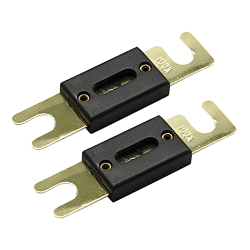 Anl Fuse 100A 100 Amp For Car Vehicle Marine Audio Video System Gold 2 Pack (100 Amp) #TOP15