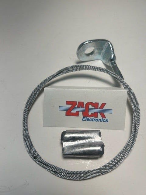 GRIPPLE® Express Type with 3/8 inch 90 Degree Eyelet end Fixing, No.2, 10 feet Long,Sold 10/Zack Bag