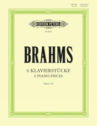 Image of Brahms: 6 Pieces Op.118 (Piano Solo (EP8945) (Edition Peters)