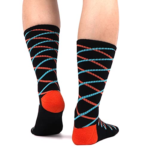 Wecibor Men's Half Cushion Multicolor Thick Athletic Crew Socks 10 Packs #TOP3
