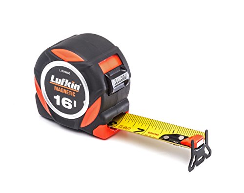 Crescent Lufkin 1-3/16" x 16' L1000 Command Series Magnetic Yellow Clad Dual Sided