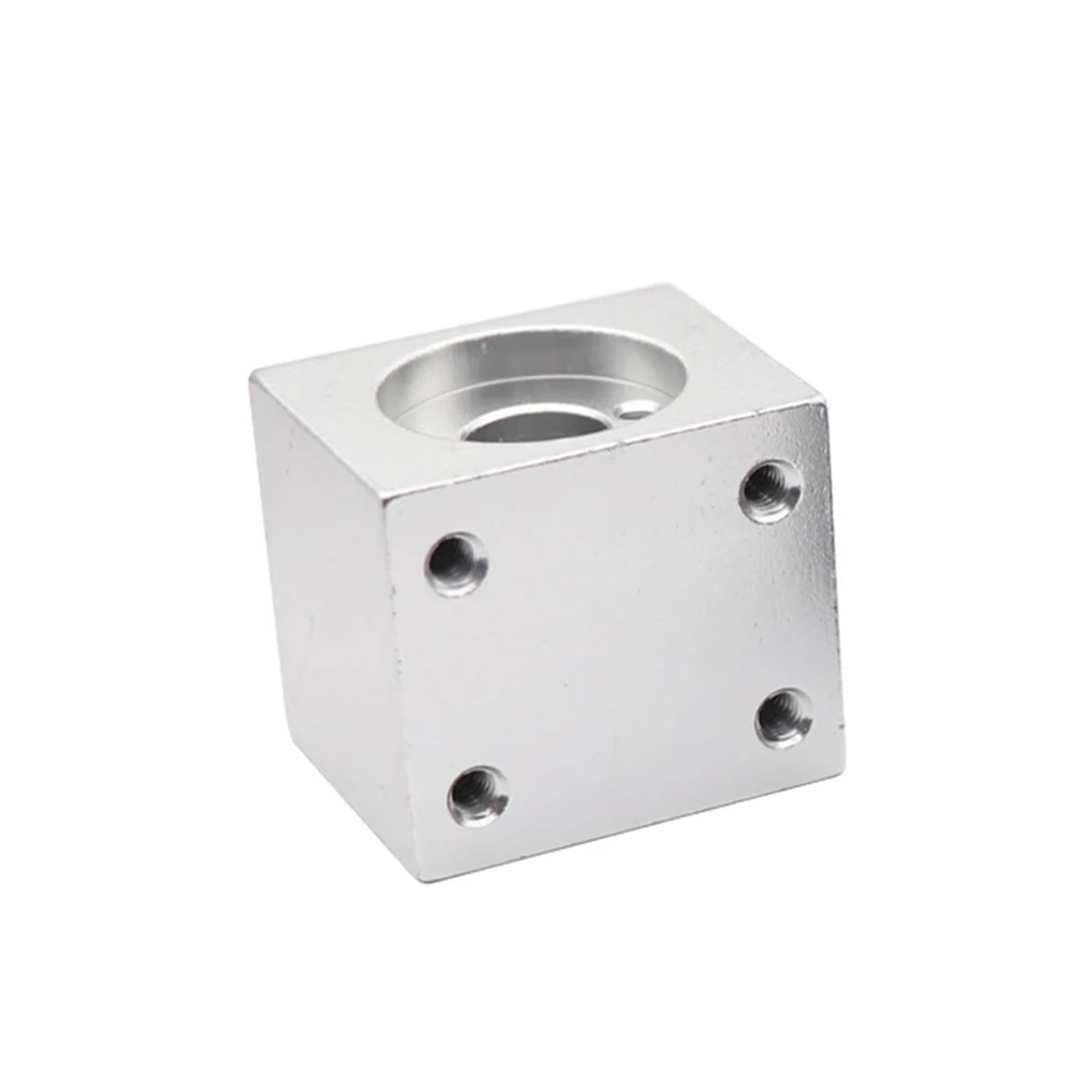 Metal Ball Screw nut 1PC T8 Lead Screw Nut Housing Bracket for 3D Printer Parts T8 Trapezoidal Lead Screw Conversion Nut Seat Aluminum Block(Silver)