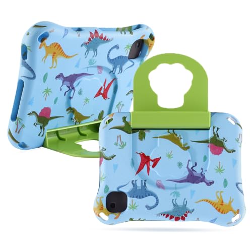 Onn 10.1 Kids Tablet Case Onn 10.1 inch 2024 4th Generation 100135925 Case for Boy Girl Dinosaur EVA Kid-Proof with Stand Handle Shockproof Kid-Friendly Durable Cover (KL)