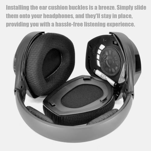 INF INF Replacement Earpads Compatible with Sennheiser HDR RS 165/175/185/195 On-Ear Headphone - Image 3