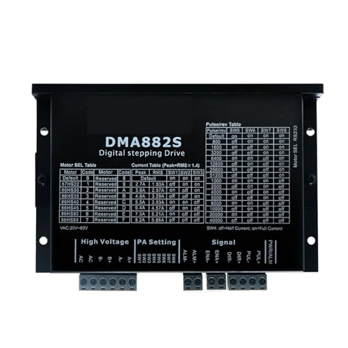 Moteur pas à pas DMA882S pilote anti-vibration 110V DC pour routeur CNC Nema 34