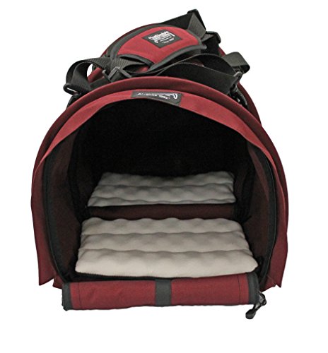 STURDI PRODUCTS SturdiBag Double Sided Divided Pet Carrier, X-Large, Bordeaux