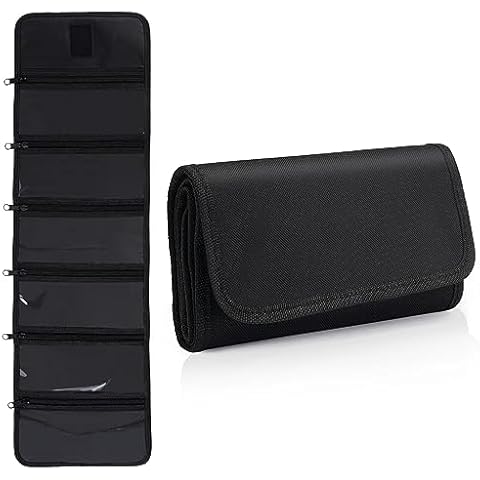 Yamahiko Money Wallet, Money Organizer for Cash with 6 Zippered Pocket Multipack Money Pouch, Cash Bill Organizer, Envelope Wallet Money Bag Small Travel Money Holder for Budgeting, Receipt Cover