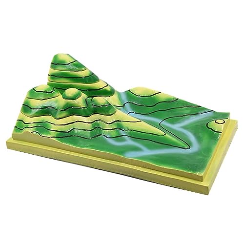 AXIKALB Modelo Geografía Mapa Contornos Instrumento Educativo