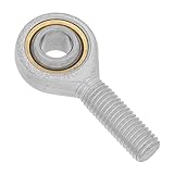 HALLMERS 12mm Bore M12 Male Right Hand Thread Rod End Bearing Metric Rose Joint - Heim Spherical Swivel Threaded Shaft Eye Hardware Steering Control Linkage