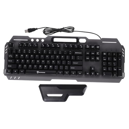 LOORGVEL Wired Backlit Gaming Keyboard Full Palm Rest for Computer Gaming Accessories