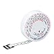 Body Mass Index Rechner, Rundes BMI-Body-Mass-Index-Teleskop-Maßband Kann Verwendet Werden, um Taillenumfang und Body-Mass-Index zu Messen 1,5 M