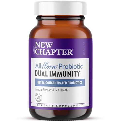 New Chapter All-Flora™ Probiotic Dual Immunity, Clinical-Strength Ingredients - Highly...