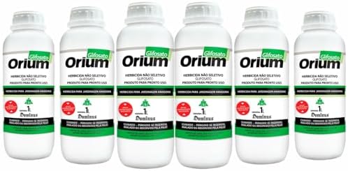Kit 6 Orium 1 Litro Não Seletivo Ervas Daninhas Jardinagem Amador...