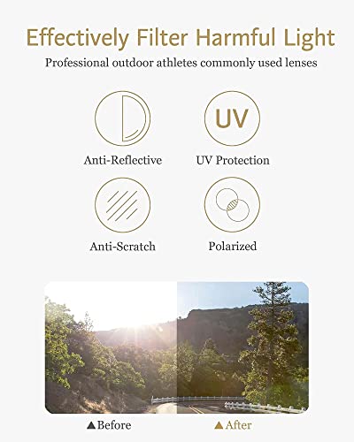 ANRRI Retro Vintage 70s Aviator Polarized Sunglasses Double Bridge lightweight Frame for Men and Women2