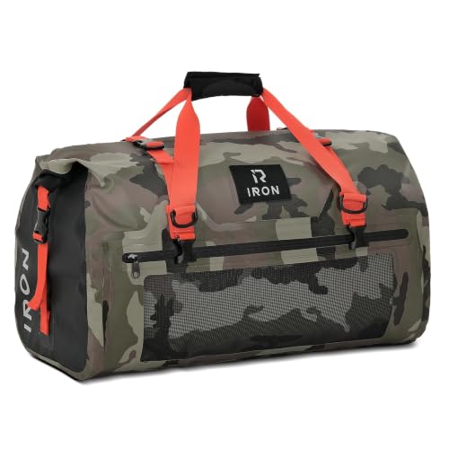 BORLENI Waterproof Motorcycle Duffel Bag Tail Bag 50L Dry Ba...